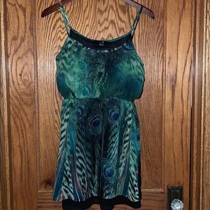 Peacock Summer Dress